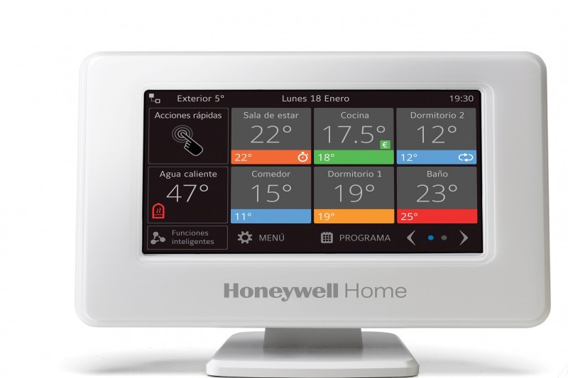 Honeywell Home : Evohome evolucionado – Sistema de control de zonas, con control frío/calor y compatible con bombas de calor